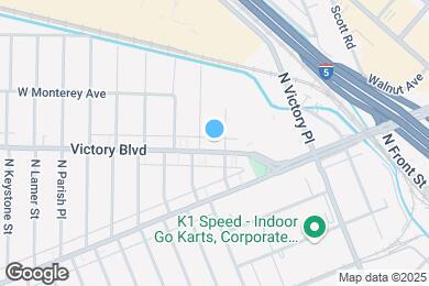 Map image of the property - 1205 W Victory Blvd