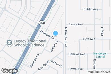 Map image of the property - 208 Mohawk Dr