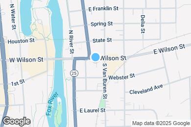 Map image of the property - 222 E Wilson St
