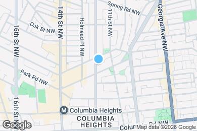 Map image of the property - 3415 13th St NW