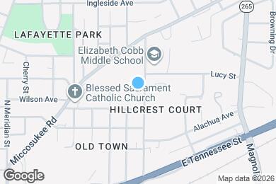 Map image of the property - 813 Baker St