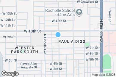 Map image of the property - 634 W 9th St