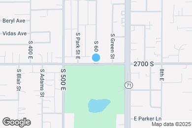 Map image of the property - 2700 S 600 E