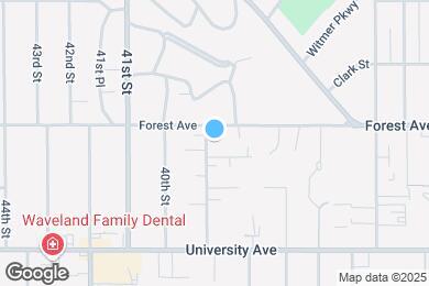 Map image of the property - 1335 39th Street