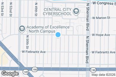 Map image of the property - 4167 N 46th St