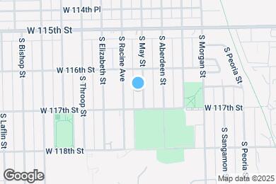 Map image of the property - 11634 S May St