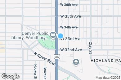 Map image of the property - 2948 W 33rd Ave