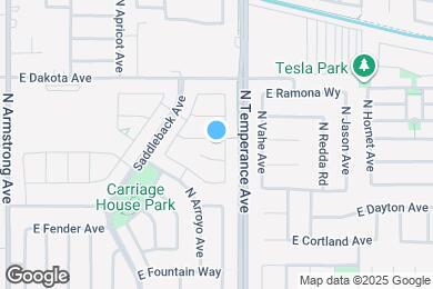Map image of the property - 6967 E Robinson Ave