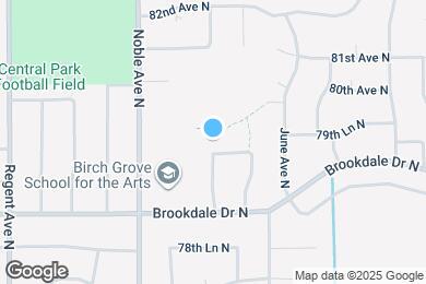 Map image of the property - 4420 80th Avenue North
