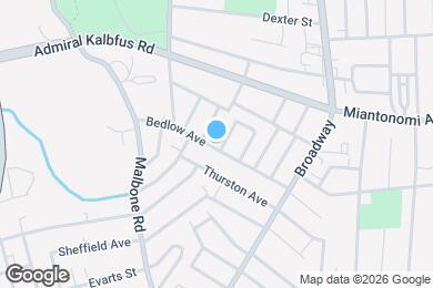 Map image of the property - 44 Bedlow Ave