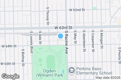 Map image of the property - 6343 S Elizabeth St