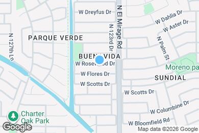 Map image of the property - 12333 W Rosewood Dr