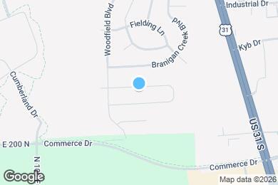 Map image of the property - 1199 N Aberdeen Dr