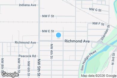 Map image of the property - 316 Richmond Ave