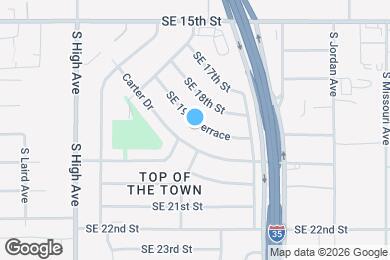 Map image of the property - 1156 SE 19th Terrace