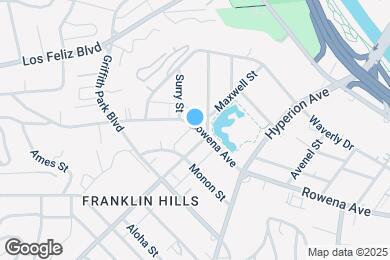 Map image of the property - 3170 Rowena Ave