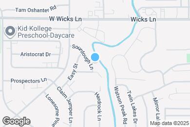 Map image of the property - 1421 Sourdough Ln