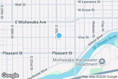 Map image of the property - 1006 S 35th St