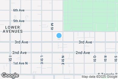 Map image of the property - 825 E 3rd Ave