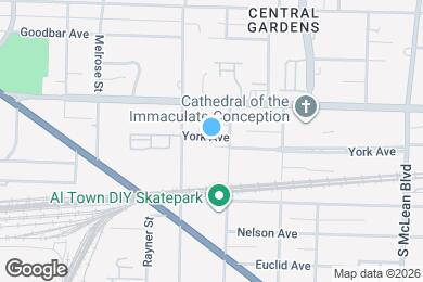 Map image of the property - 1589 York Ave