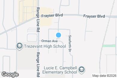 Map image of the property - 3396 Ladue St