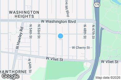 Map image of the property - 1533 N 50th Pl