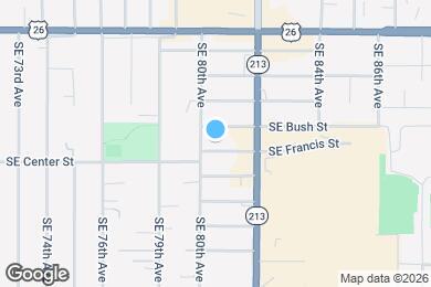 Map image of the property - 8017 SE Francis St