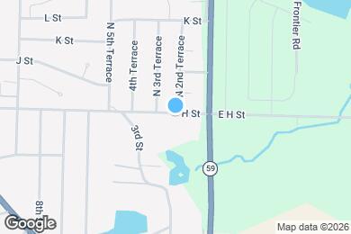 Map image of the property - 203 H St