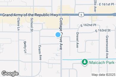 Map image of the property - 787 E 163rd Pl