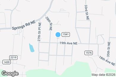 Map image of the property - 1940 29th St NE