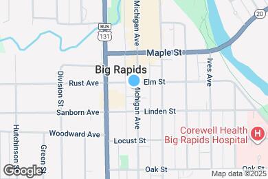 Map image of the property - 210 S Michigan Ave