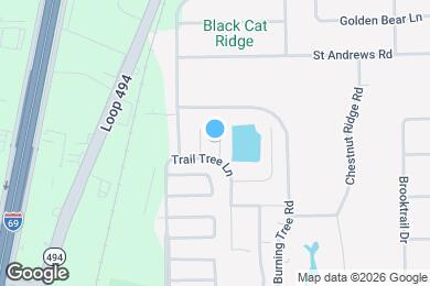 Map image of the property - 1615 Trail Oaks Ct