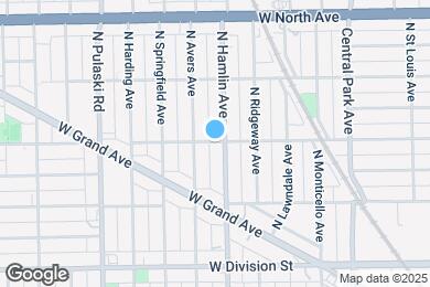 Map image of the property - 3807 W Hirsch St