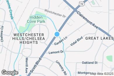Map image of the property - 709 Scott Blvd