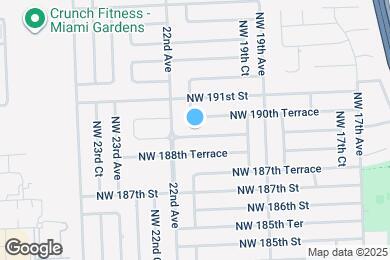 Map image of the property - 2101 NW 189th Ter