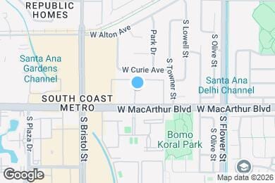 Map image of the property - 1101 West Macarthur Boulevard