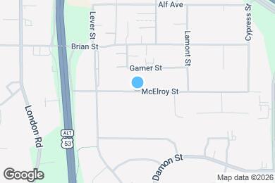 Map image of the property - 3212 McElroy St