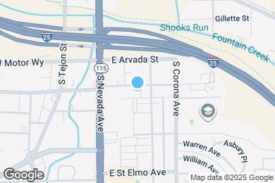 Map image of the property - 319-321 E Brookside St