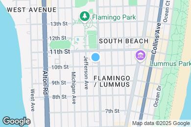 Map image of the property - 1000 Meridian Ave