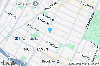 Map image of the property - 414 E 142nd St