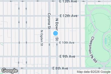 Map image of the property - 1033 Downing Apartments