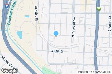 Map image of the property - 111 W Fountain Blvd