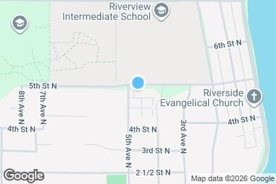 Map image of the property - 434 5th Ave N