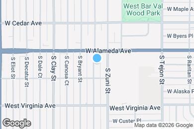Map image of the property - 342 S Alcott St