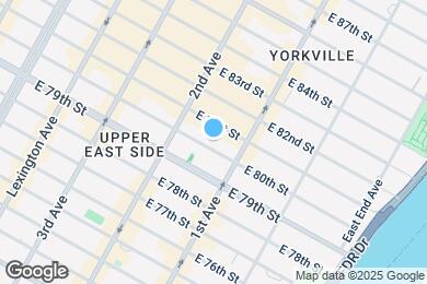 Map image of the property - 325 E 80th St