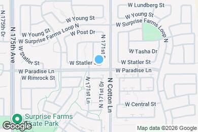 Map image of the property - 17145 W Statler St