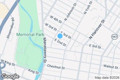 Map image of the property - 23 E 2nd St