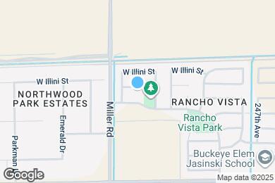 Map image of the property - 25021 W Vista Norte St