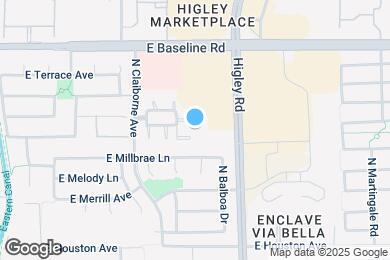 Map image of the property - 1427 N Thunderbird Ave