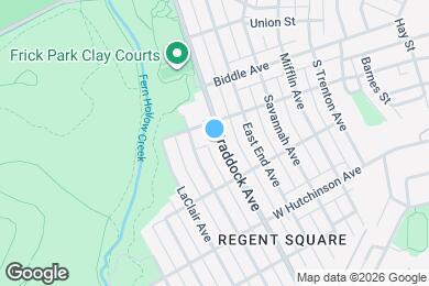 Map image of the property - 920 S Braddock Ave